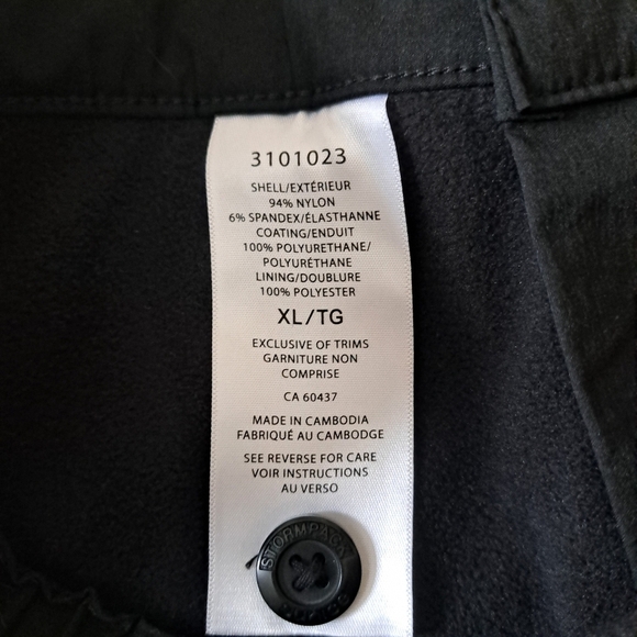 Sunice Stormpack Ladies Windproof Lined Pants Black Womens XL - Picture 16 of 16